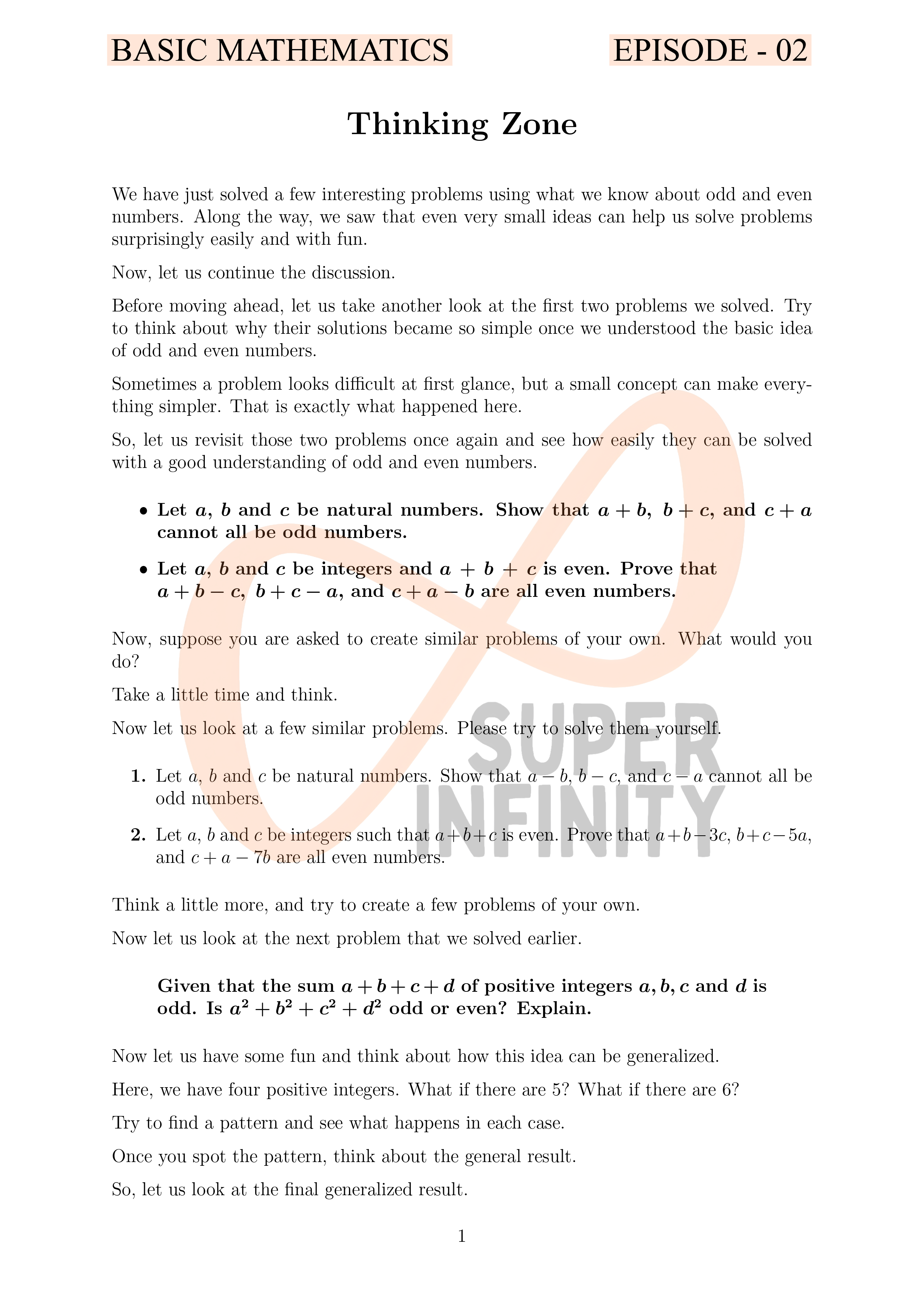 Super Infinity - Your New Address for Learning
